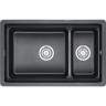 Кухонная мойка GRANULA KS-7304U, шварц (черный металлик) 7304U SHBAPC