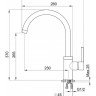 Смеситель для кухни GRANULA 2125 Турмалин 2125 TYPMALIH